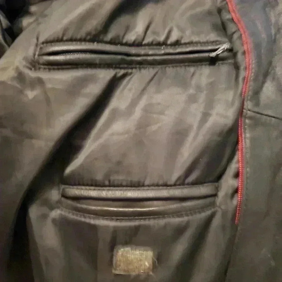 Mens Real Leather Coat - Picture 3 of 3